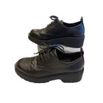 Madden Girl Y2K  Black Chunky Platform Oxford Shoes Grunge Goth Dark Academia 9 Photo 2
