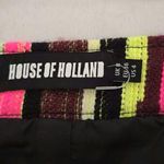 House of Holland Gina Mini Skirt Neon Funky Art US 4, UK 8, EU 36 NWOT RSP $430 Black Photo 3