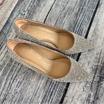 Betsey Johnson  Silver Rhinestone Paige Women's Block Heel Pumps Photo 3