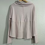We The Free Free People  Pink Cozy Time Funnel Neck Oversized Knit Top Medium Photo 4