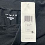 Eileen Fisher Wide Leg Full Length Pant Pull-on Small Black Organic Cotton NEW Photo 1