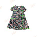 Loft  Women’s T-Shirt floral short sleeve swing dress‎ Size XSMALL Photo 6