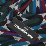 Karl Lagerfeld NWT  Paris Women's Black Chiffon Geo Dress Size 10 NO BELT Photo 3