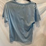Distressed Light Blue Lighting Bolt Top Size L Photo 1