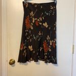 Old Navy brown and tan floral, print pencil skirt Photo 1