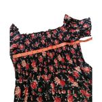 Bobbie Brooks Floral Dress Boho Bohemian Cottage Pinup Style Red Size L Photo 7