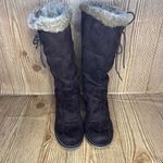 Lower East Side  fur lined tall dark brown wedge boots
Women’s 5.5 Photo 2