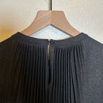 Ming Wang  Pleated Poncho Shimmer‎ Woven Photo 5