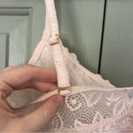 Anthropologie  Blush Pink Lace Bralette Photo 4