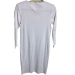 For Days Women’s White Date Night Midi Dress Size Large Organic Cotton NWT Photo 5