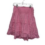 Pink Lily Tiered Smocked Strapless Shirt Lot of 2 women's L Photo 6
