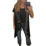 The Territory Ahead Vintage  Western Aztec Open Cardigan Size Small Oversized Photo 11