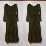 WHIT Willa Tiered Ruffle Maxi Dress Yellow Size 2 Photo 9