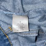 Francesca's Francesca’s Harpers Snap Front Button Front Blue Denim Mini Skirt Photo 4