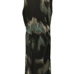 H by Halston H Halston Dress Sheath Cocktail Ruched Sleeveless Black Blue Size S Photo 2