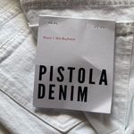 Pistola  Mason Slim Boyfriend Jeans Women’s 27 White Ivory Distressed Mid Rise Photo 6