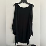 Ralph Lauren Lauren ‎ women’s size 3XL black shoulder slit top Photo 1