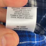 Jane and Delancey  Western Fringe detail with sparkle thread Plaid Long sleeve M Photo 8