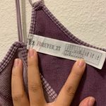 Forever 21 Purple Ribbed Low Back Tank Bodysuit Photo 4