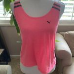 PINK - Victoria's Secret PINK Victoria Secret Hot Pink stripe Tank Sz L/G Photo 10