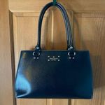 Kate Spade  Black Pebbled Leather Wellesley Fallon Tote Bag EUC Photo 0