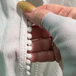 Miami  White open front cardigan kimono with Pom-Pom Trim Photo 2