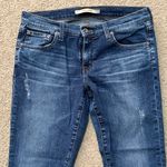 Big star Women's Dark Blue Ankle Jeans Photo 1