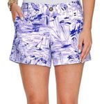 Lilly Pulitzer Callahan Shorts in Lilac Verben Rock The Dock Print Photo 0