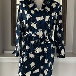 Nic+Zoe Collared Mosaic Blues Mini Dress in Indigo Multi Size L New w/Tag $218 Photo 6