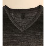 prAna Julien Charcoal Ombré Split Back V-neck Sweater Sz M Photo 5