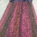 carole little  Burgundy Velvet Dress Photo 4