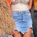 ZARA Denim Skirt Photo 4
