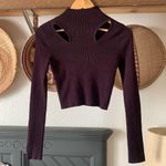 River Island ☀️  purple cropped ribbed long sleeve Photo 2