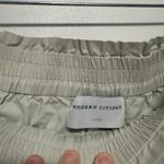 Modern Citizen  Paula Smocked-Waist Organic Cotton Wide Leg Pant Light Khaki Photo 3