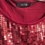 Apt. 9  Burgundy Sequin Top Photo 2