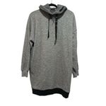 ATM Anthony Thomas Melillo Hoodie SWEATSHIRT DRESS S Charcoal French Terry Gray Photo 3