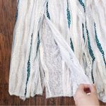 BCBGMAXAZRIA • Liliana Dress gown tulle net embroidered maxi cream green flowy Photo 7