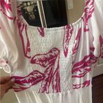 🌺 Elegant Pink and White Maxi Dress🌺 Size M Photo 4