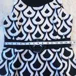 Talbots  Sleeveless Linen Dress A-Line Ombre Brown Ivory Print Size‎ 6 Petite Photo 11