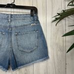 NWT KanCan Marie High Rise Stretch Mom Shorts Distressed Cutoff Raw Hem M Medium Photo 6