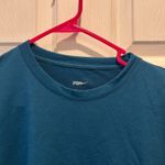 Nike Yoga Dri Fit Women Teal Long Sleeve Sweatshirt Athletic Top Size Large Photo 1