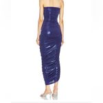 Norma Kamali  Strapless Diana Gown in Military Blue size Large New without tags Photo 5