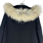 J.Crew Italian Stadium Cloth Wool Chateau Parka Coat Black Size 2 Photo 6