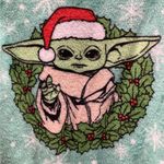 Star Wars Disney  Size S Green X-MAS GROGU Holiday Juniors Sweatsuit. Preloved Photo 4