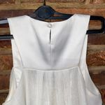 MM Couture  Miss Me White Metallic Beaded Sleeveless Blouse Women's Size Medium Photo 6