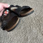 Birkenstock  Arizona Black Leather Double Strap Sandal Size 8 - 8.5 Reg / Wide Photo 2