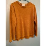 Cotton Rye Outfitters Long Sleeve Crew Neck Bell Sleeve Sweater Size Large Yellow Photo 1