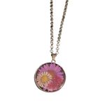 Paparazzi  Floral Pendant Necklace Silver Chain Boho Chic Jewelry‎ R-55 Photo 1