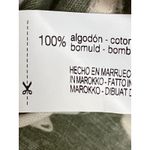 ZARA  Green Floral Print Short Sleeve Collared Button Down Midi Shirt Dress Sz S Photo 3