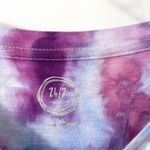 Maurice's  XL Top Handmade Tie Dye Purple Pink‎ Blue Short Sleeve Boho Hippie 1041 Photo 9